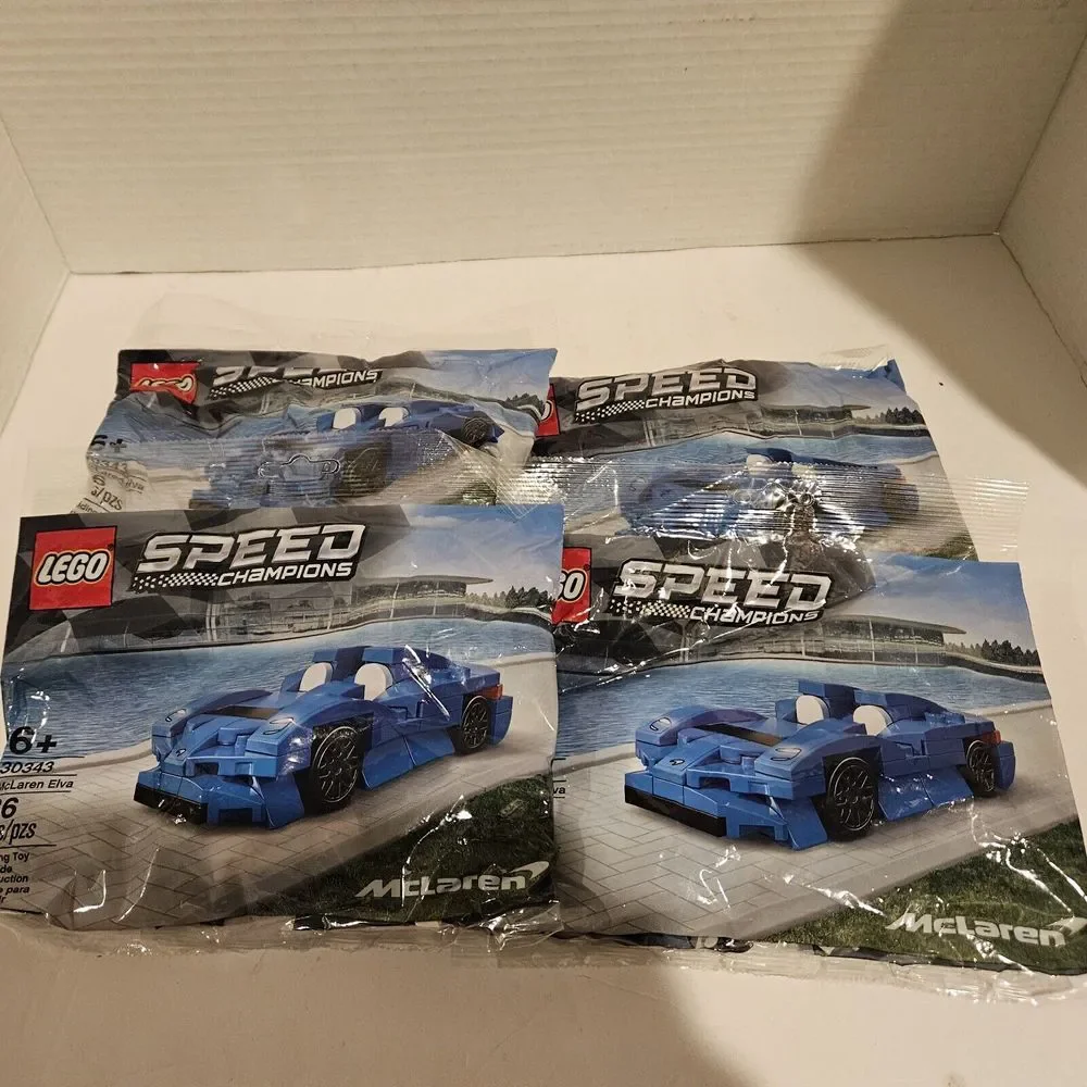 4 Nos LEGO Speed Champions McLaren Elva 30343 Sealed Set Of 4 Building Toy